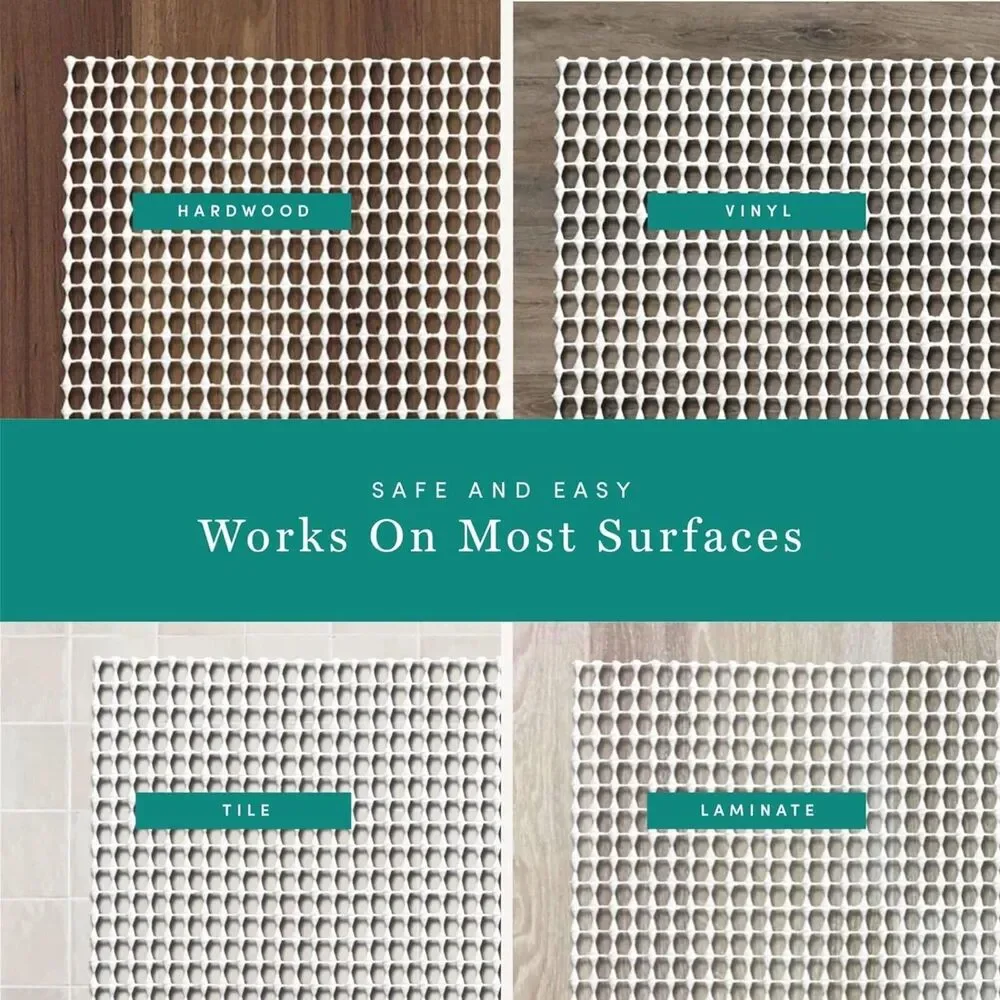 Unique Loom Anti-Slip All Surface Slim Indoor Use Large Rug Pad 82
